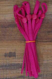 Happy Holidays Collection of adjustable elastic earloops for masks. Sky, Ocean, Deep Purple, Key Lime, Grinch Green, Aqua, Fuchsia, Cranberry and Wine. Ships from Ohio.