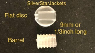 Clear silicone beads used as buckles to create adjustable fitting elastic for face masks