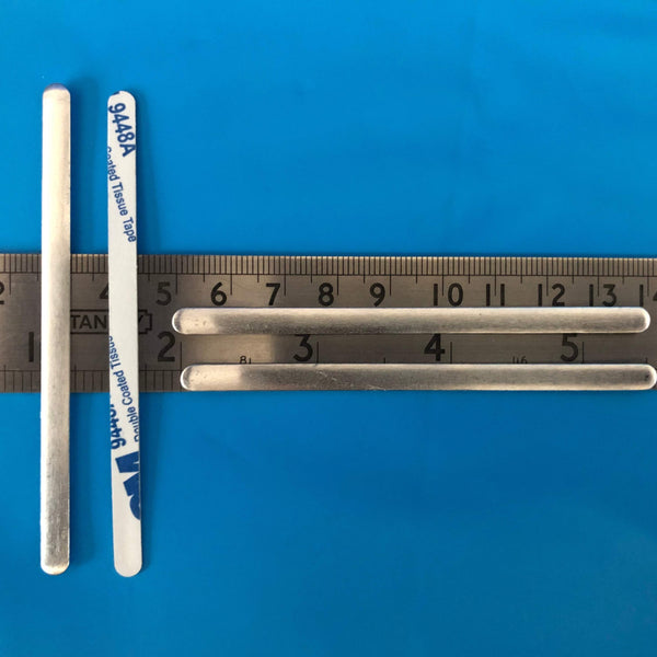 Aluminum Face Mask Nose Wire with adhesive backing to create a secure fit for masks. Ships from Ohio.