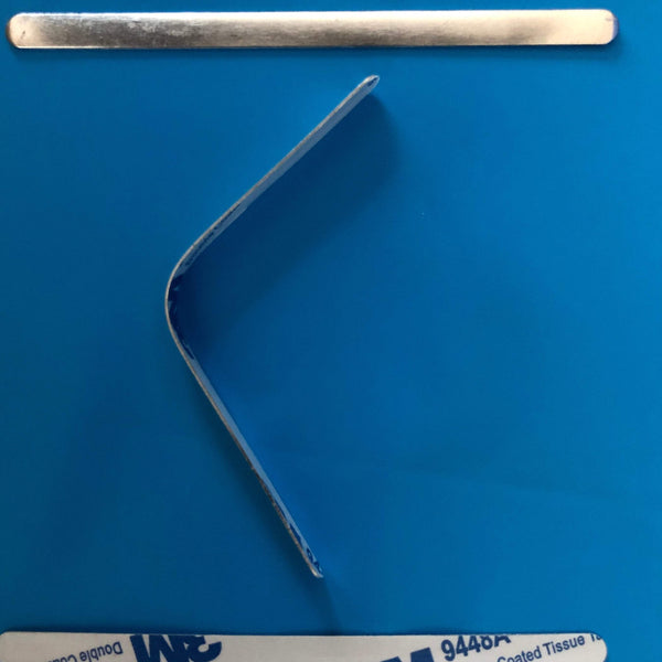 Aluminum Face Mask Nose Wire with adhesive backing to create a secure fit for masks. Ships from Ohio.