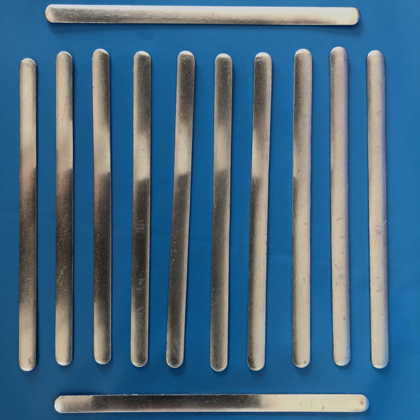 Aluminum Face Mask Nose Wire with adhesive backing to create a secure fit for masks. Ships from Ohio.