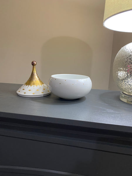 Vintage Rosenthal Studio Line Bjorn Wiinblad Quatre Couleurs Lidded Jar