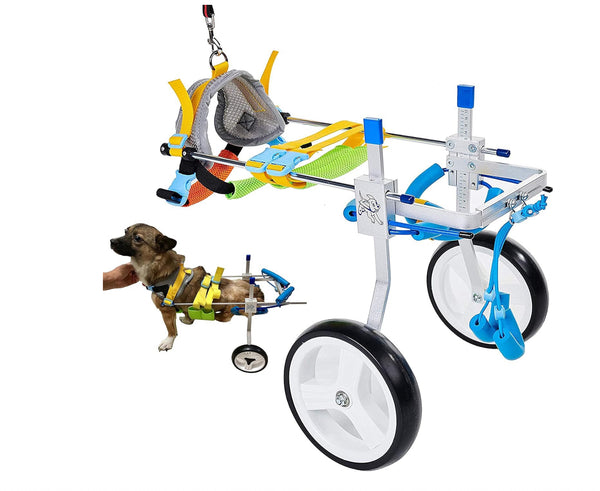 Adjustable Dog Wheelchair, for Pet/Doggie Wheelchairs with Disabled Hind Legs Walking (7-Size)(S)