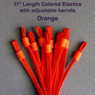 2021 Halloween Collection of elastic earloops for sewing masks in TEN colors. Orange, Purple, Blood Red, Black and more. Ships from Ohio.